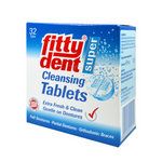 Tabletki Fittydent Super 32 szt. - środek do czyszczenia ruchomych protez, aparatów ortodontycznych i retainerów