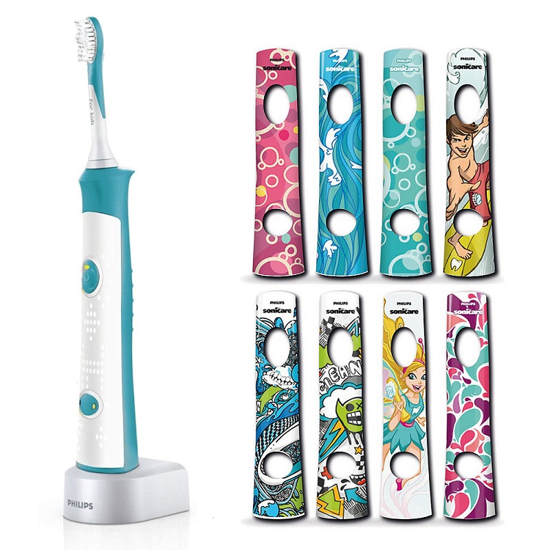 Szczoteczka Sonicare For Kids umożliwia odpowiednią higienę jamy ustnej już od 3 roku życia