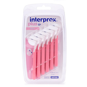 Interprox 2G Plus Nano 6 szt. - zestaw szczoteczek międzyzębowych z włosiem w rozmiarze 0,6 mm