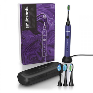 Smilesonic EX FIOLETOWA- szczoteczka soniczna z 4 końcówkami