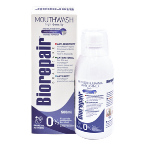 BioRepair Mouthwash 500 ml - dwufazowy płyn z systemem Microrepair do odbudowy szkliwa