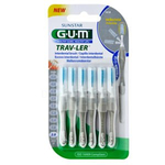 GUM Butler Trav-Ler (1618) 6 szt. - szczoteczki międzyzębowe 2.0 mm (szare)