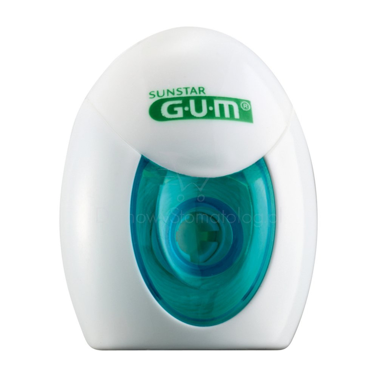GUM Original White 30 m - dentystyczna nić woskowana z fluorem