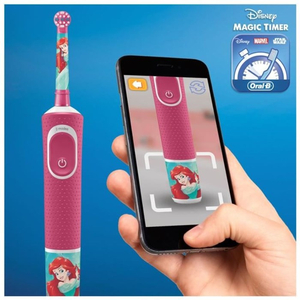 Szczoteczka akumulatorowa Oral-B Advance Power KSIĘŻNICZKI D100.413.2K - szczoteczka elektryczna ze wzorem z księżniczkami Disneya