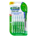 GUM Butler Trav-Ler (1414) 6 szt. - szczoteczki międzyzębowe 1.1 mm (zielone)