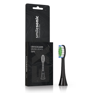 Końcówki SmileSonic EX/GO ORTHO Clean 2szt CZARNE- do czyszczenia aparatów ortodontycznych i implantów