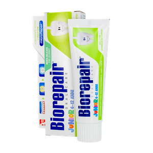 BioRepair Junior  6-12 lat 75 ml - pasta dla dzieci bez fluoru o delikatnym miętowym smaku