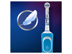Szczoteczka Akumulatorowa Braun Oral-B FROZEN D100 Kids - szczoteczka dla dzieci z bohaterami Krainy Lodu