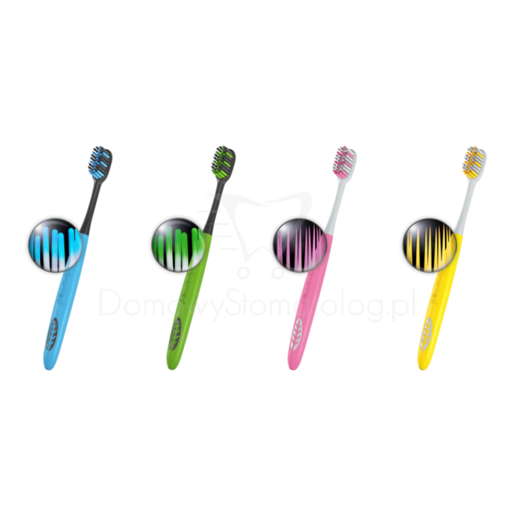 Biomed Complete Care Black Toothbrush - szczoteczka manualna z cząsteczkami węgla na włosiu