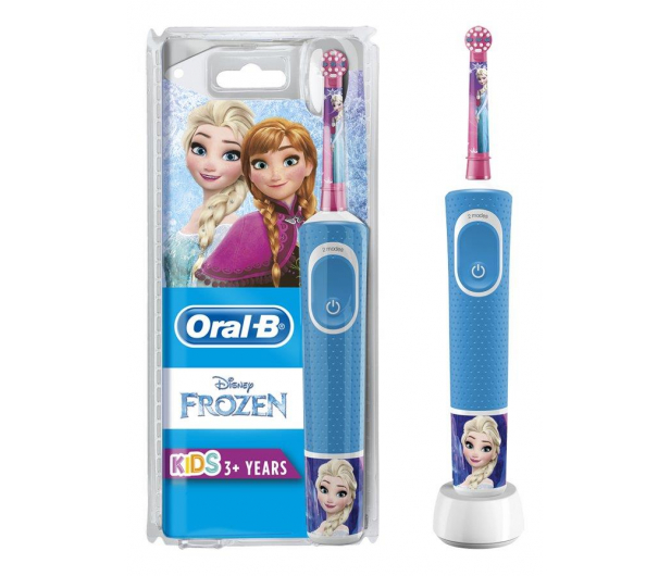 Szczoteczka Akumulatorowa Braun Oral-B FROZEN D100 Kids - szczoteczka dla dzieci z bohaterami Krainy Lodu