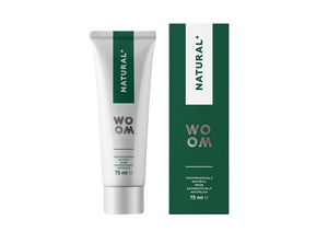 WOOM NATURAL+ 75 ml - naturalna pasta o działaniu antybakteryjnym