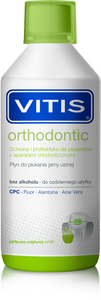 VITIS Orthodontic 500 ml - płyn do płukania jamy ustnej dla osób z aparatem ortodontcznym