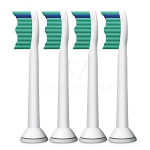 Philips Sonicare ProResults Standard 4 szt. HX6014/07– zestaw klasycznych końcówek wymiennych ze średnim włosiem