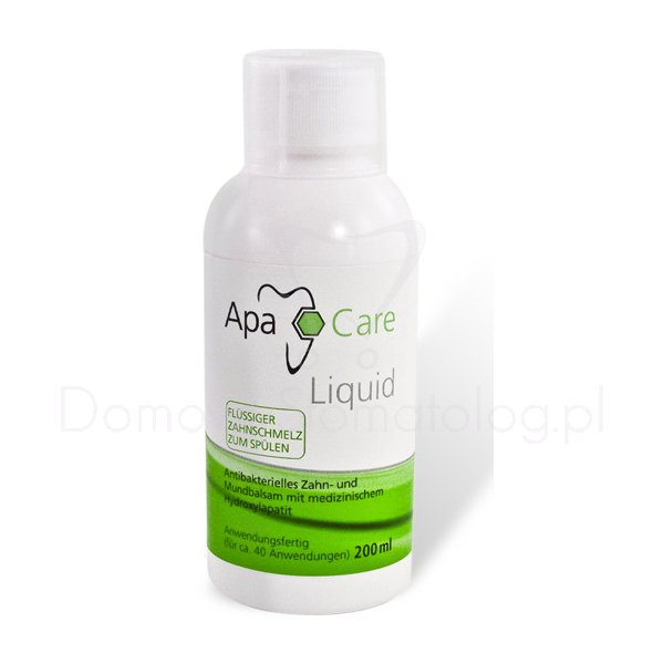 ApaCare Liquid 200 ml - balsam remineralizacyjny do płukania zawierający nanohydroksyapatyt