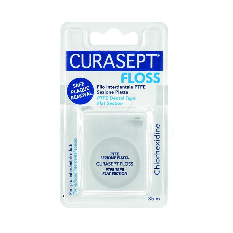 Curasept PTFE Dental Tape Flat Section 35 m taśma dentystyczna