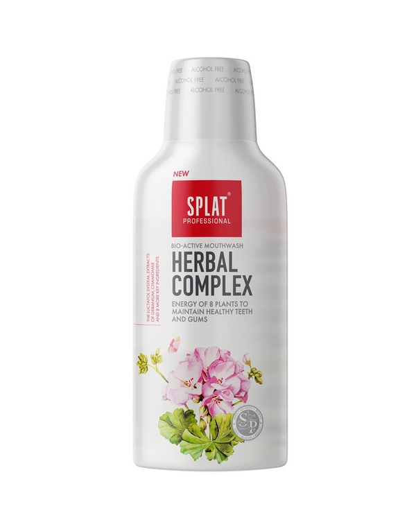 Płyn Splat Herbal Complex 275 ml - odświeżający płyn o działaniu przeciwzapalnym i antybakteryjnym