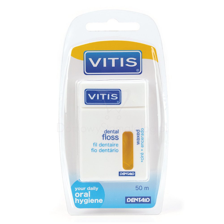 VITIS Dental Floss 50 m - delikatna nić dentystyczna woskowana