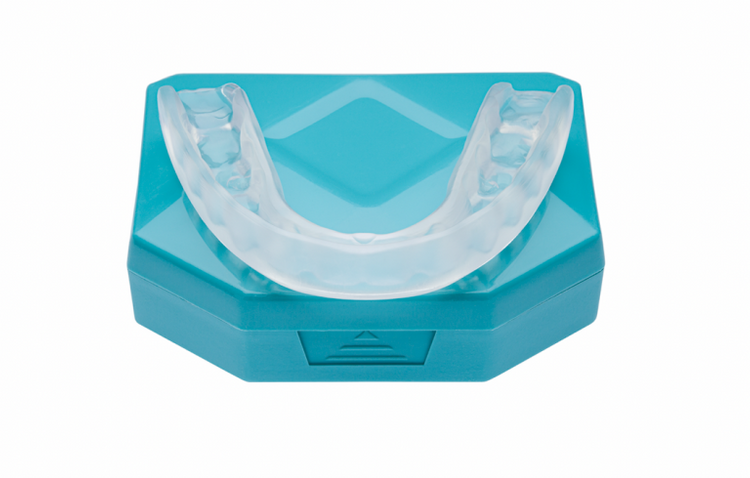 Zestaw OzDenta AQUAMARINE MIĘTOWA szyna przeciw ścieraniu zębów na bruksizm 2szt + pudełko